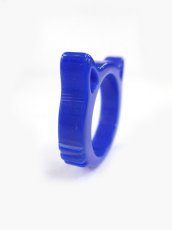 画像2: 【新品】 ネコシルエットリング(青) RG_201_B83【通信販売専用商品】 (2)