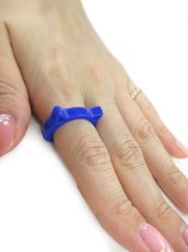 画像4: 【新品】 ネコシルエットリング(青) RG_201_B83【通信販売専用商品】 (4)
