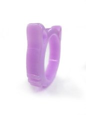 画像2: 【新品】 ネコシルエットリング(パープル) RG_203_B83【通信販売専用商品】 (2)