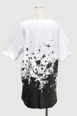 画像2: 【新品】裾ペイントTシャツ g_tp TS_119_D010