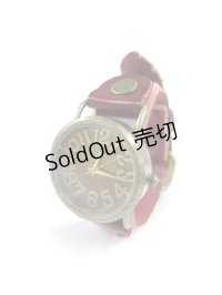 【新品】時計(ボルドー) ZA_035_B130