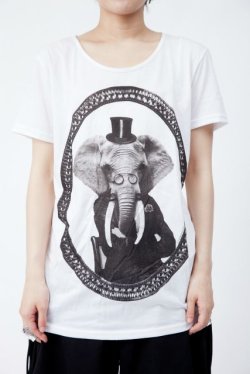 画像1: 【新品】エレファントTシャツ(白)(Tshirtwhite) TS_082_D012