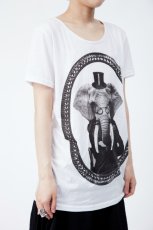 画像2: 【新品】エレファントTシャツ(白)(Tshirtwhite) TS_082_D012【通信販売専用商品】 (2)