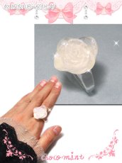 画像1: 【新品】キラキラプラスチックローズリング RG_339_B103【通信販売専用商品】 (1)