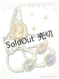 【新品】クラシカルカメオブレスレット  ブルー BR_015_B106【通信販売専用商品】