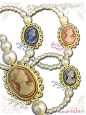 画像2: 【新品】クラシカルカメオブレスレット  ピンク BR_018_B106【通信販売専用商品】 (2)