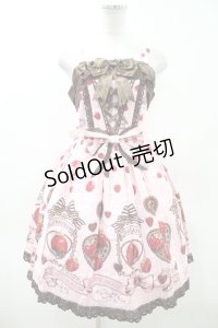 BABY,THE STARS INE BRIHT / Strawberry Loves Chocolate柄ジャンパースカートII H-23-10-05-026-BA-OP-NS-ZH