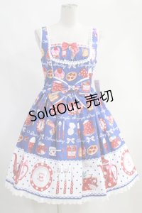 Angelic Pretty / French Cafe切替ジャンパースカート H-23-10-16-1010-AP-OP-NS-ZH