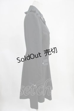 画像3: Moi-meme-Moitie / リリークロスフレアコート 2 黒 H-23-10-27-1069-MO-CO-KB-ZH