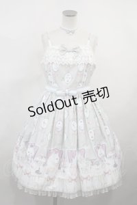 Angelic Pretty / 猫のお茶会ジャンパースカートSet H-23-10-28-027-AP-OP-NS-ZH