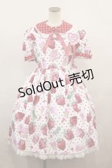 Angelic Pretty / Fresh Strawberry Dinerワンピース H-23-10-30-2020-AP-OP-SK-ZH