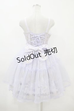 画像2: Angelic Pretty / Crystal Dream Carnivalティアードジャンパースカート Free ラベンダー H-23-10-31-1022-AP-OP-NS-ZH