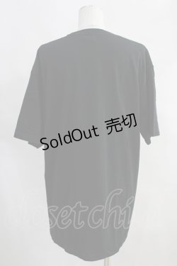 画像2: NieR Clothing / チェックプリントTシャツ  黒 H-23-11-04-1046-PU-TO-KB-ZT243
