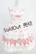 Angelic Pretty / Melty Berry Princessジャンパースカート Free オフ H-23-11-14-005-AP-OP-NS-ZH