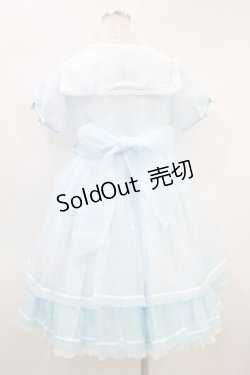 画像2: Angelic Pretty / シャーベットマリンワンピース Free サックス H-23-11-15-021-AP-OP-NS-ZH