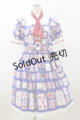 Angelic Pretty / Sunny Day Brunchワンピース F ブルー H-23-11-20-085-AP-OP-NS-ZH