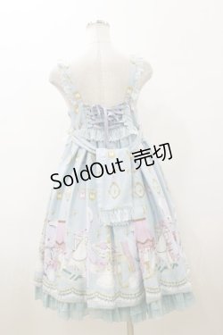 画像2: Angelic Pretty / Charlotte's Bear SpecialジャンパースカートSet Free サックス H-23-11-20-091-AP-OP-NS-ZH