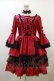 画像1: Angelic Pretty / Cat's Masqueradeドレス Free ワイン H-23-11-21-096-AP-OP-NS-ZH (1)