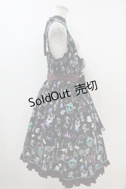 画像3: metamorphose / 【プラスサイズ】Disney villainsジャンパースカートセット プラスサイズ ブラック H-23-11-23-014-ME-OP-NS-ZH