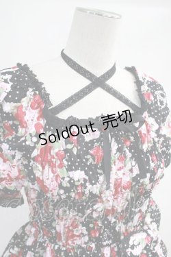 画像4: BABY,THE STARS SHINE BRIGHT / シュガーブーケ柄シャーリングワンピース H-23-11-24-031-BA-OP-NS-ZH