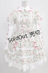 Angelic Pretty / いちごプリンセスワンピース Free ミント H-23-11-27-008-AP-OP-NS-ZH