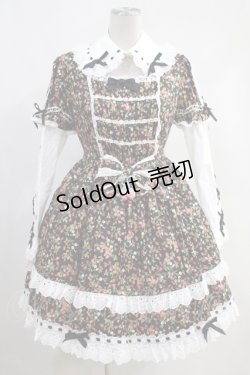 画像1: Angelic Pretty / いちごプリンセスワンピース Free ブラック H-23-11-27-017-AP-OP-NS-ZH