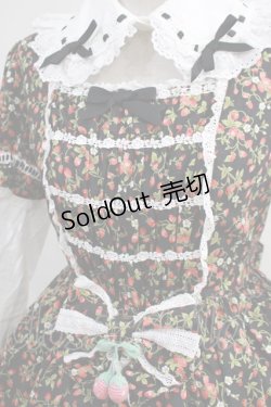 画像5: Angelic Pretty / いちごプリンセスワンピース Free ブラック H-23-11-27-017-AP-OP-NS-ZH