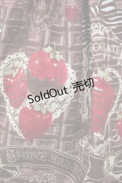 画像4: BABY,THE STARS SHINE BRIGHT / Strawberry Loves Chocolate柄エプロンフリルジャンパースカート・カチューシャセット H-23-12-01-026-BA-OP-NS-ZH