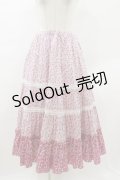 Jane Marple / Strawberries and cream tiered skirt Free ピンク H-23-12-06-037-JM-SK-NS-ZT008