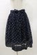 画像1: Jane Marple / Sprinkled flowers wrapped skirt Free ネイビー H-23-12-06-038-JM-SK-NS-ZT011 (1)
