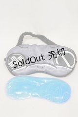 NieR Clothing / 取り外しジェルパッド付アイマスク【ぐれまる】  グレー H-25-06-06-1042-PU-ZA-KB-ZH