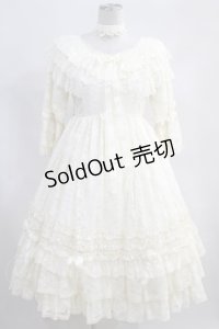 Angelic Pretty / Viorettaワンピース Free アイボリー H-23-12-13-1014-AP-OP-NS-ZH