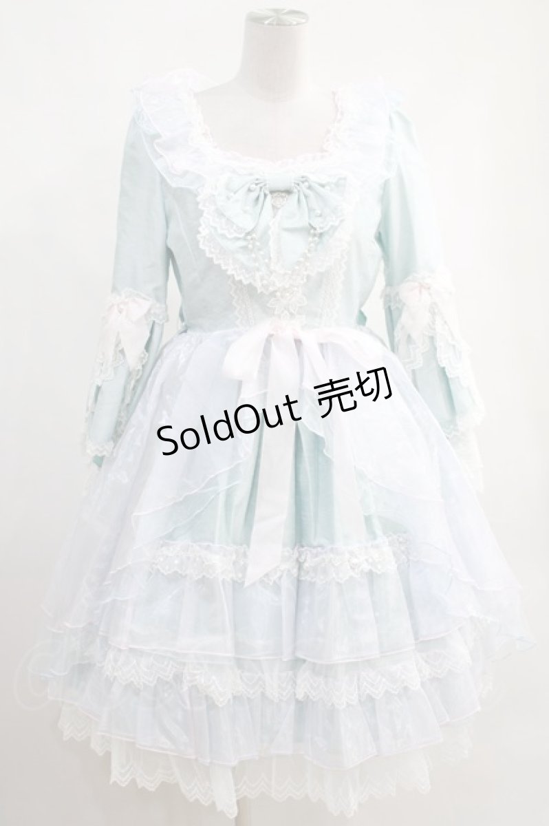 画像1: BABY,THE STARS SHINE BRIGHT / Pearl Princessワンピース Free サックス H-23-12-17-003-BA-OP-NS-ZH (1)