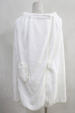 画像2: NieR Clothing / ターバン付き巻くバスタオル  白 H-23-12-18-1054-PU-ZA-KB-ZT335