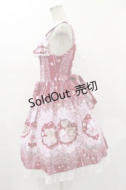 画像3: BABY,THE STARS SHINE BRIGHT / SA KU RAくみゃちゃん柄ジャンパースカートI Free エンジ H-23-12-20-069-BA-OP-NS-ZH