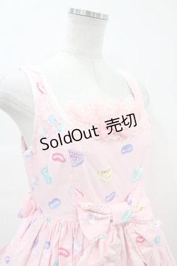 画像4: Angelic Pretty / Candy Treatジャンパースカート Free ピンク H-23-12-21-1026-AP-OP-NS-ZH