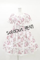 BABY,THE STARS SHINE BRIGHT / シュガーブーケ〜永遠の乙女の憧れ〜柄ワンピース Free 白 H-23-12-27-086-BA-OP-NS-ZH