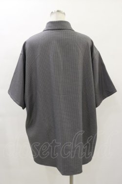 画像2: NieR Clothing / エンブレム刺繍半袖シャツ  グレー H-23-12-28-032-PU-BL-KB-ZT365