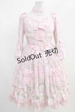 画像1: Angelic Pretty / Rose Museum Dress Free ピンク H-24-01-05-012-AP-OP-NS-ZH
