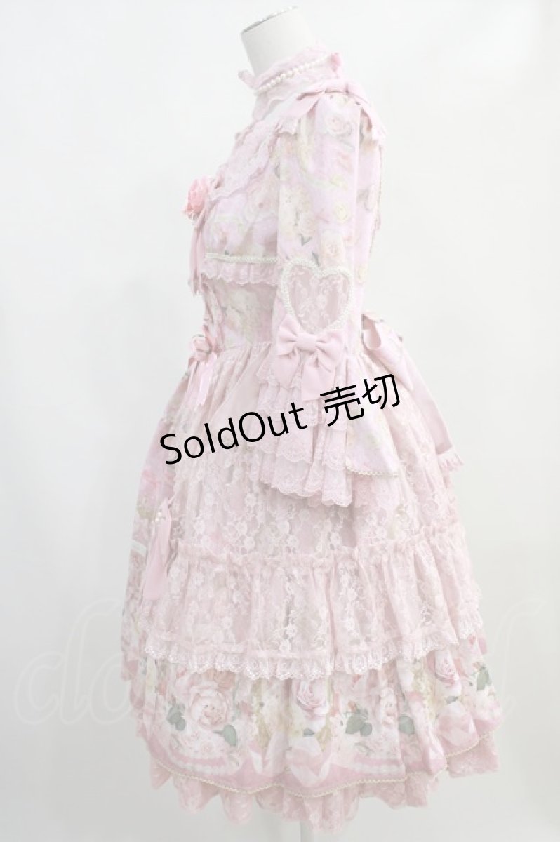 画像2: Angelic Pretty / Rose Museum Dress Free ピンク H-24-01-05-012-AP-OP-NS-ZH (2)