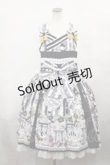 metamorphose / 【プラスサイズ】いろどり花てまり タックジャンパースカート プラスサイズ くろつち H-24-01-06-009-ME-OP-NS-ZH