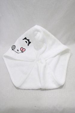 画像3: NieR Clothing / ターバン付き巻くバスタオル  白 H-24-01-07-039-PU-ZA-KB-ZT386