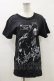 画像1: h.ANARCHY / スカルプリントTシャツ  黒 H-24-01-09-068-HN-TO-KB-ZT390 (1)
