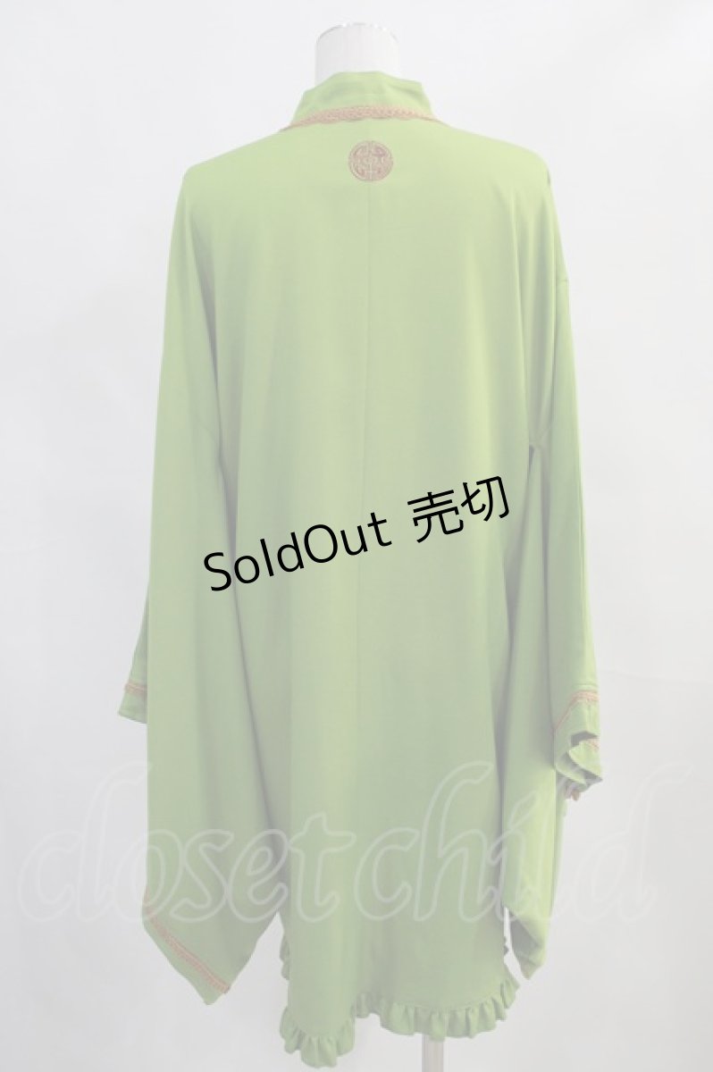 画像3: Ozz oneste / 着物風羽織【かくりよの宿飯】  グリーン H-24-01-10-2023-OO-JA-KB-ZH (3)