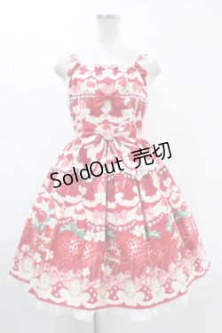 画像1: Angelic Pretty / Melty Berry Princessジャンパースカート Free レッド H-24-01-13-1027-AP-OP-NS-ZH