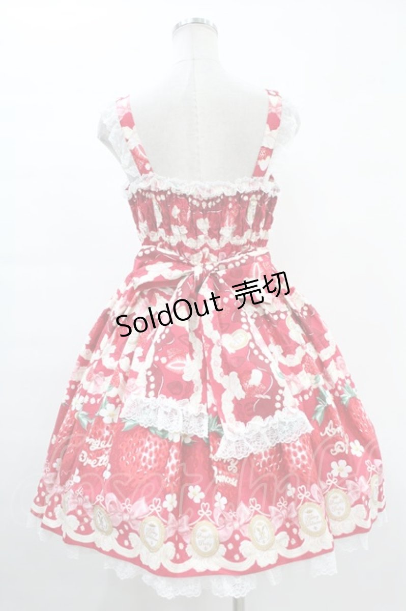 画像2: Angelic Pretty / Melty Berry Princessジャンパースカート Free レッド H-24-01-13-1027-AP-OP-NS-ZH (2)