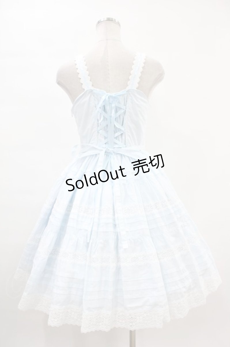 画像2: BABY,THE STARS SHINE BRIGHT / シェリルレーシィジャンパースカート Free サックス H-24-01-13-1028-BA-OP-NS-ZH (2)