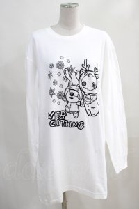 NieR Clothing / COTTON LONG CUTSEW XL 白 H-25-08-17-009-PU-TO-KB-ZH