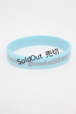 画像1: Amilige / Amilige×夢喰NEONシリコンバンド  LIGHT BLUE H-25-11-09-019-PU-AC-KB-ZH