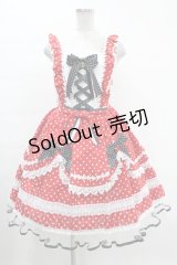 BABY,THE STARS SHINE BRIGHT / Berry Dot Cafeジャンパースカート Free レッド H-24-01-20-1040-BA-OP-NS-ZH